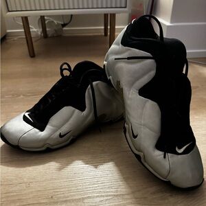 Nike Solo Flight Men's Silver and Black Sneakers